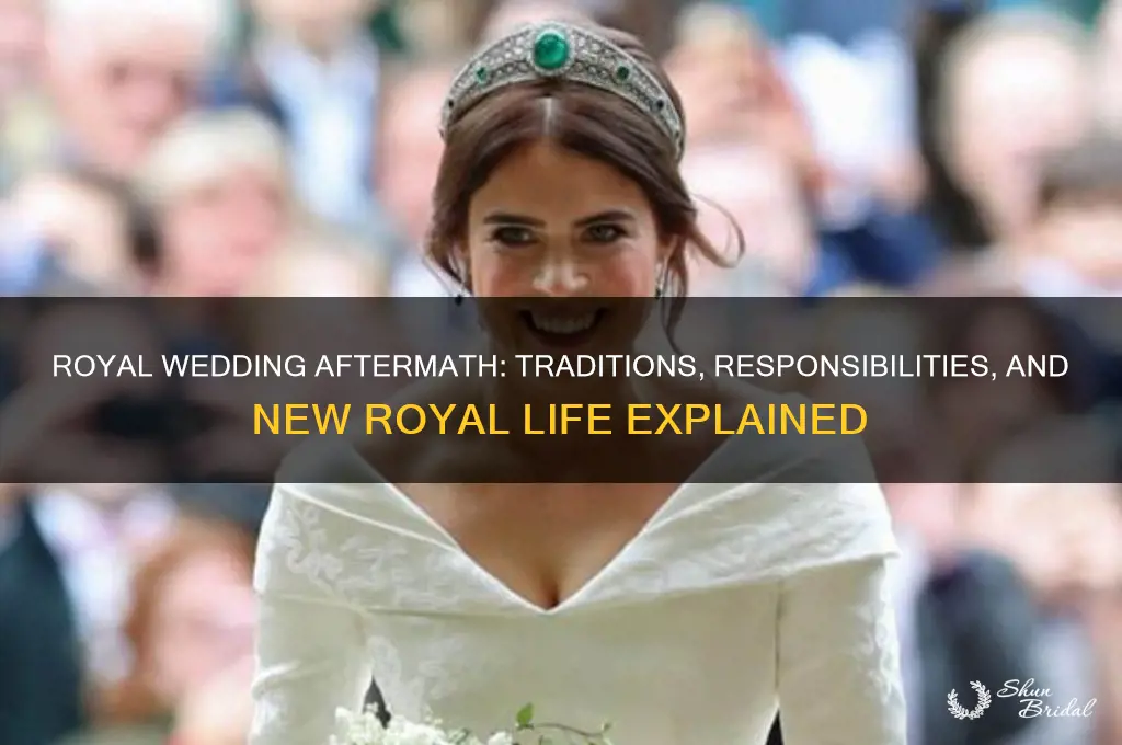 what happens after a royal wedding