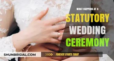 Understanding the Legal Process: What Happens at a Statutory Wedding Ceremony