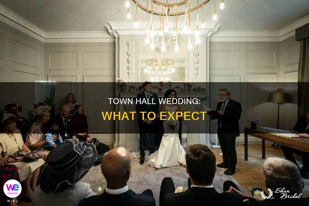 what happens at a town hall wedding