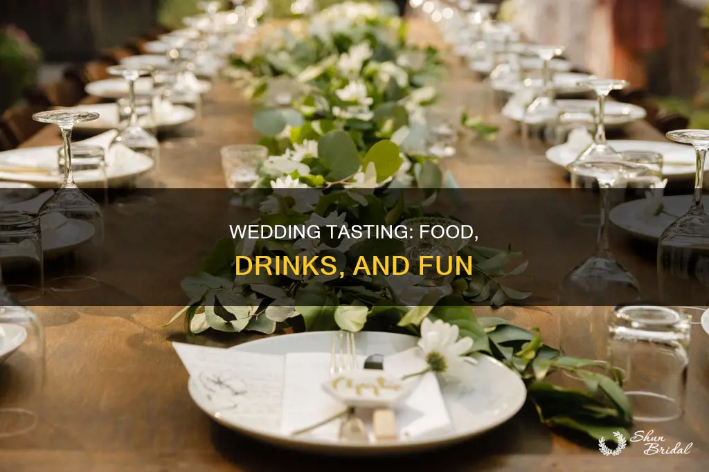 what happens at a wedding tasting