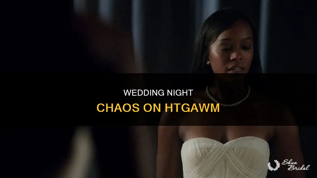 what happens at the wedding htgawm