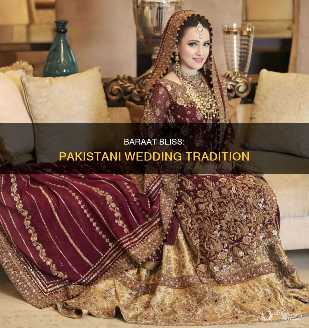 what happens during a baraat pakistani wedding