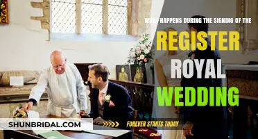 Royal Wedding Rituals: Unveiling the Significance of Register Signing
