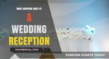 The Wedding Reception: First Things First