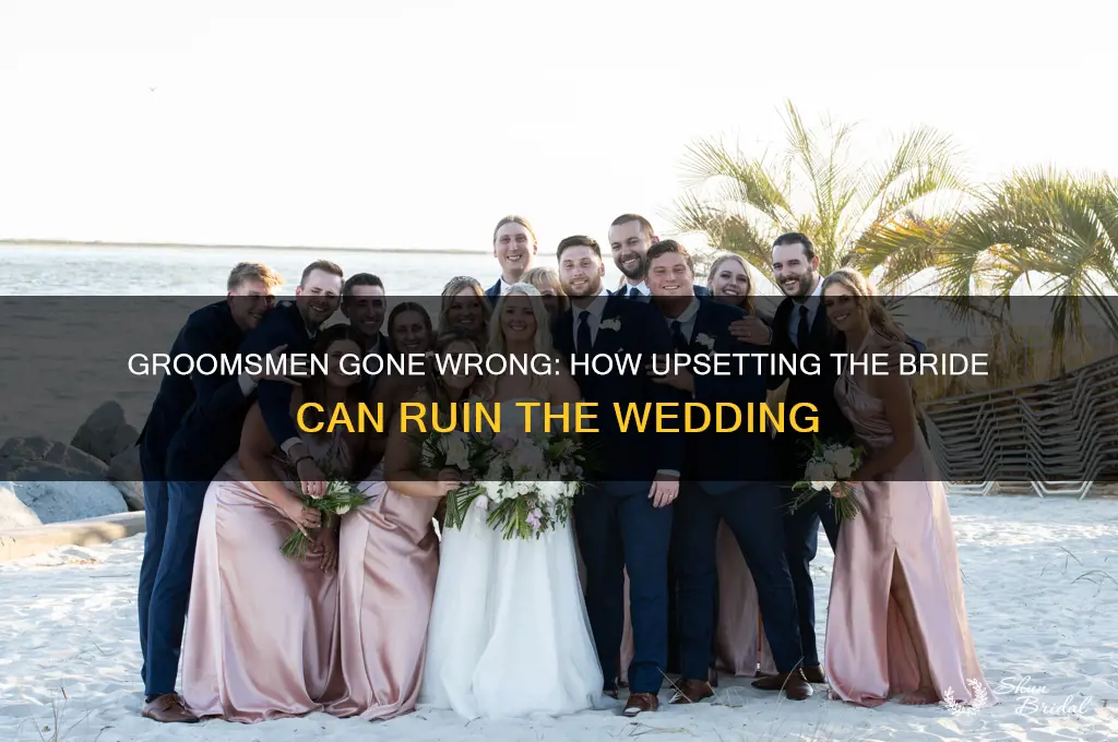 what happens if a groomsmen pisses off the bride