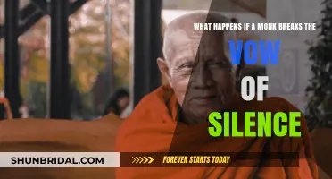 Breaking Silence: Consequences for Monks Who Violate Their Vow