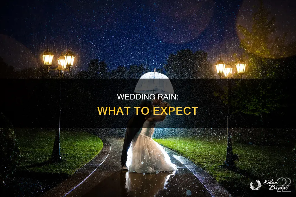 what happens if it rains at a wedding