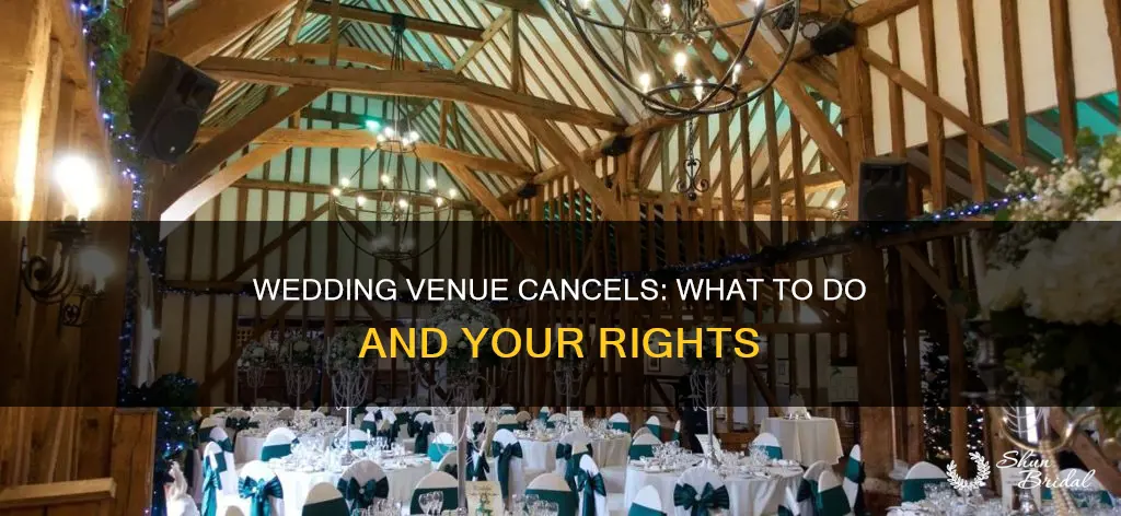 what happens if my wedding venue cancels