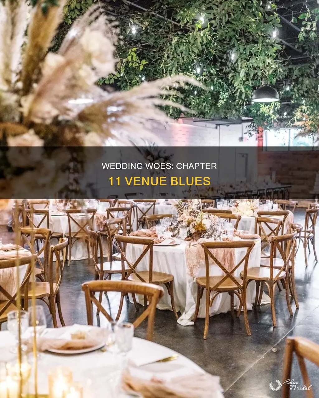 what happens if our wedding venue is in chapter 11