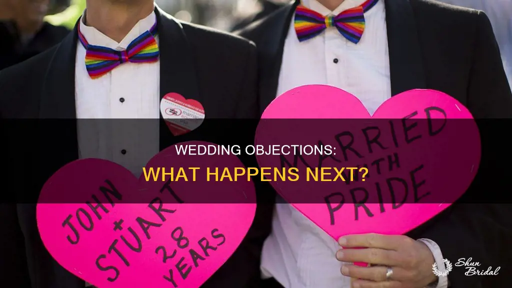 what happens if someone objects at a wedding australia