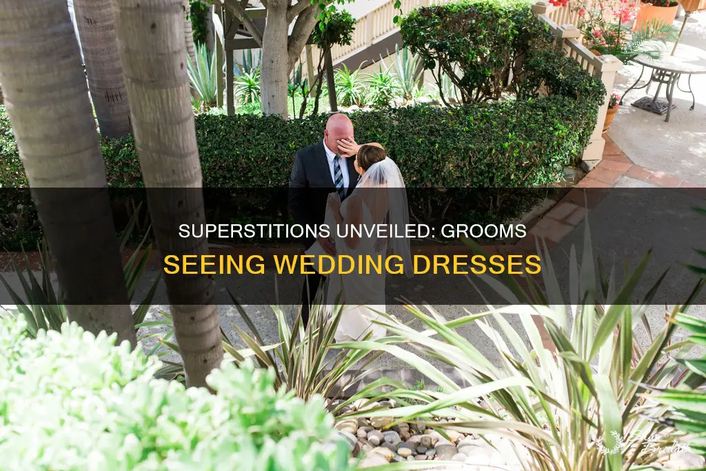 what happens if the groom sees the wedding dress