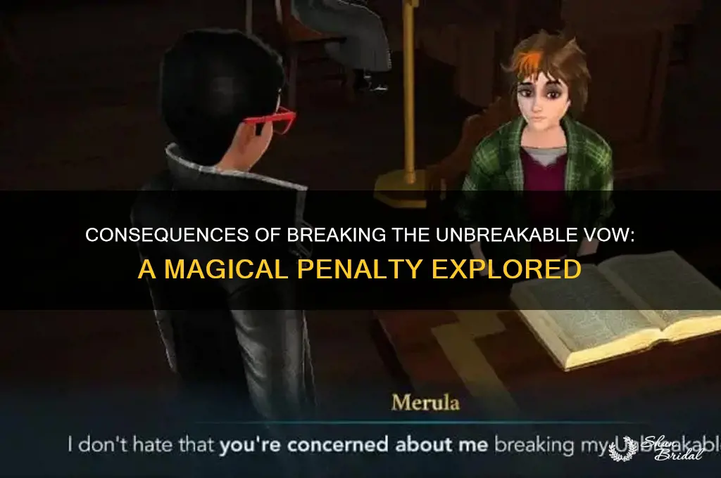 what happens if the unbreakable vow is broken