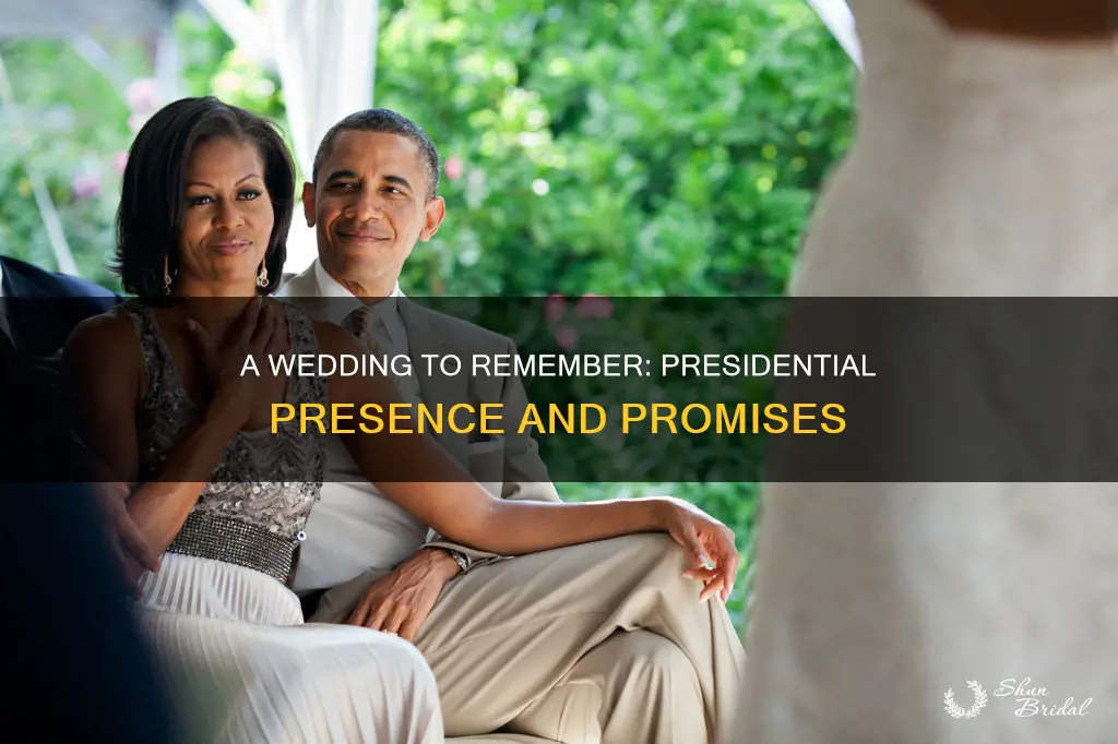 what happens if you invite the president to your wedding