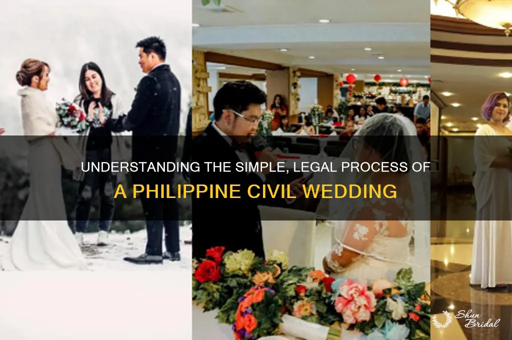 what happens in a civil wedding ceremony philippines