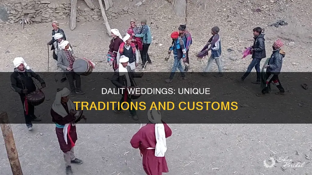 what happens in a dalit wedding