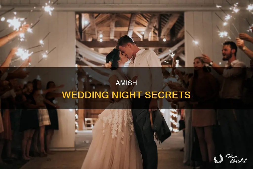 what happens on an amish wedding night