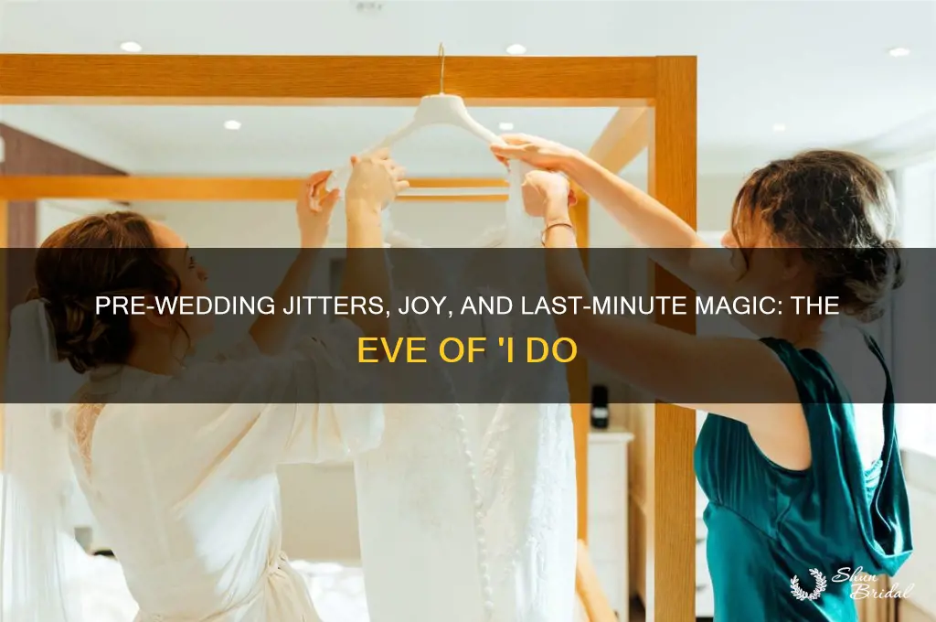what happens the day before a wedding