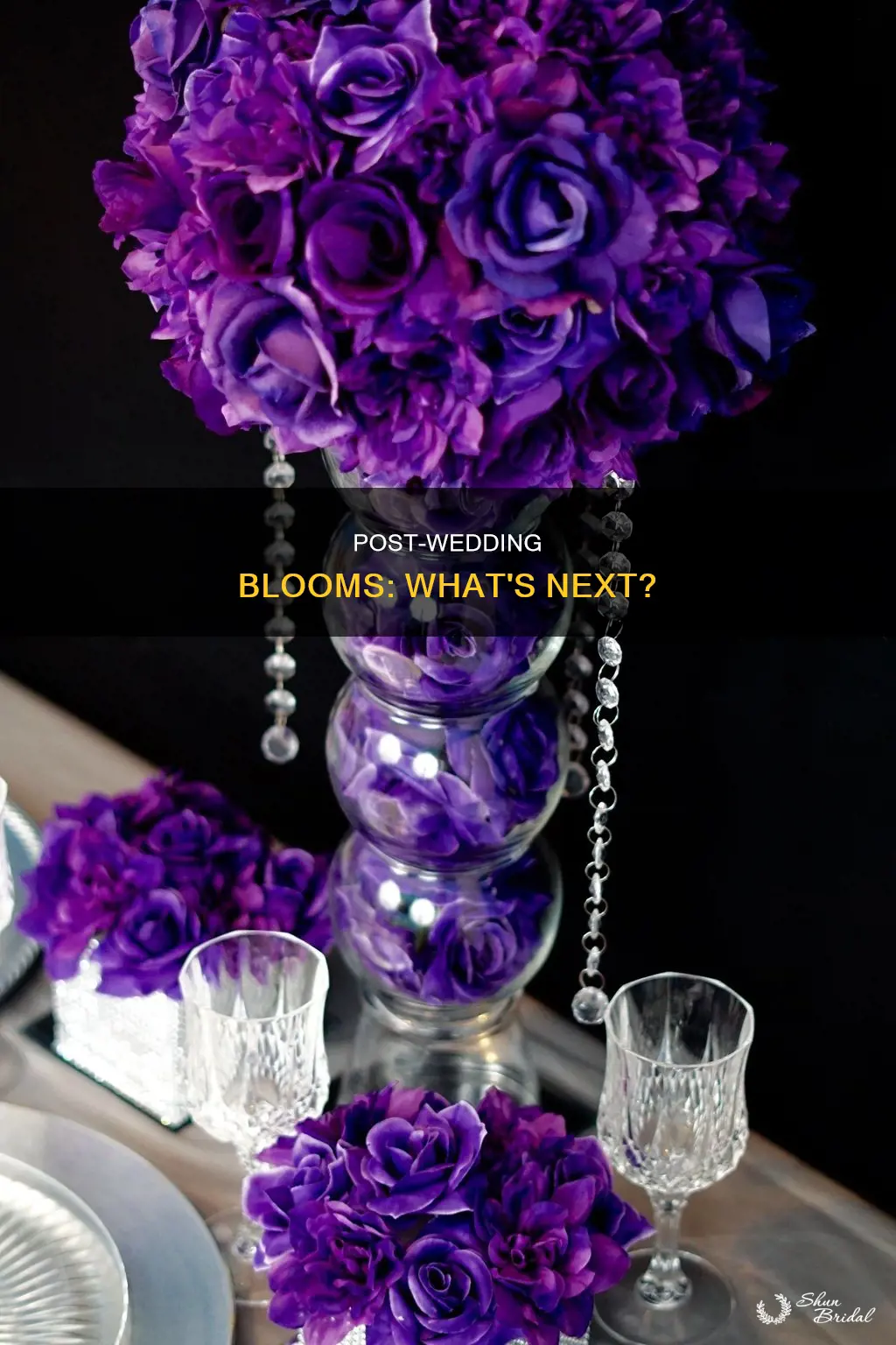 what happens to flowers after a wedding