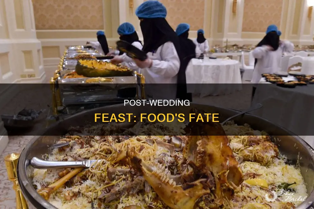 what happens to food after a wedding