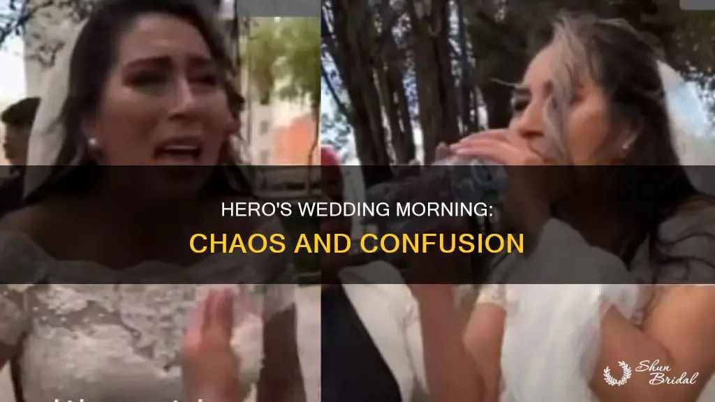 what happens to hero on the morning of her wedding