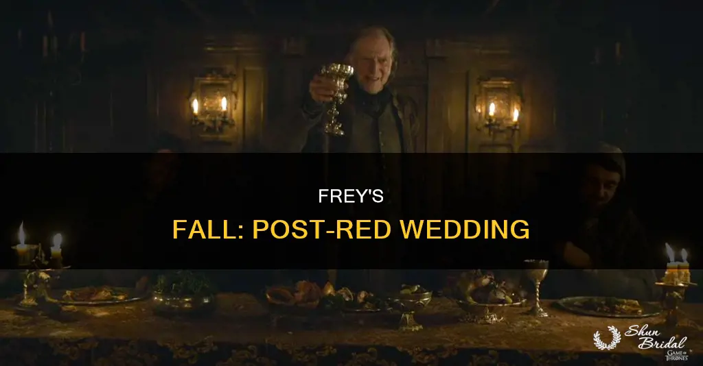 what happens to house frey after the red wedding