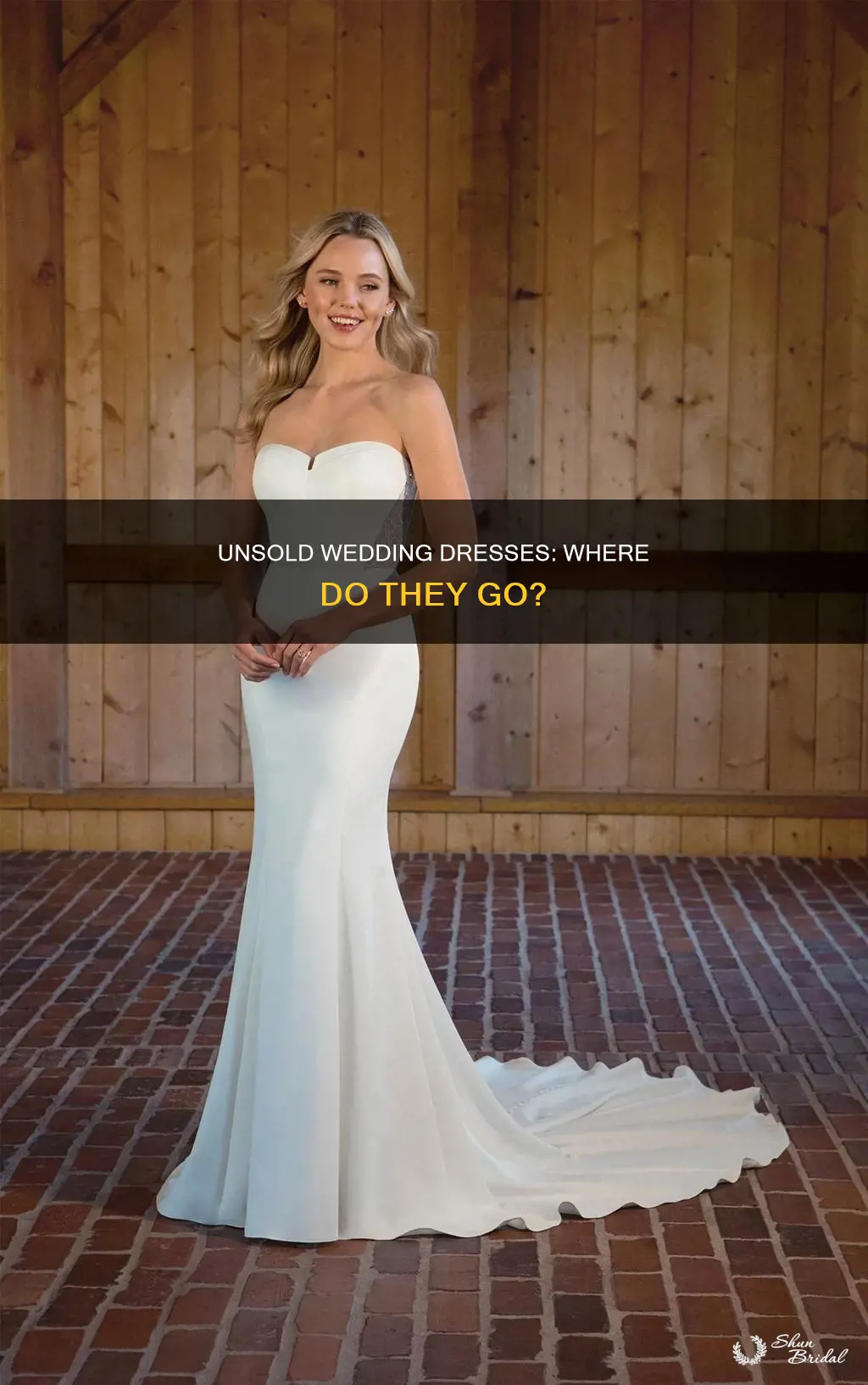 what happens to unsold wedding dresses