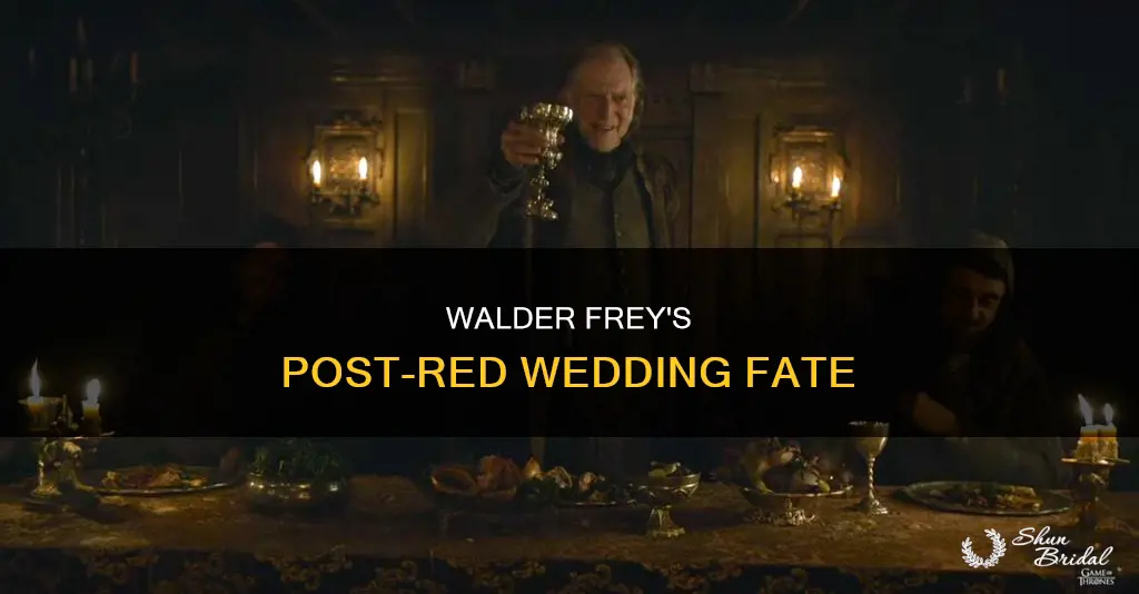 what happens to walder frey after the red wedding