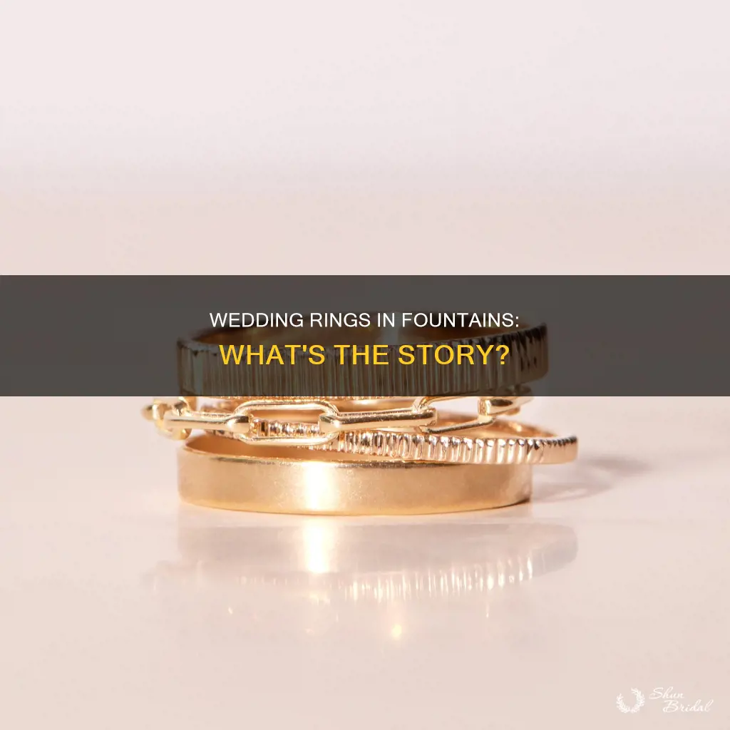 what happens to wedding ring in the fountain