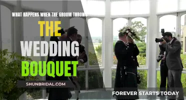 Bouquet Toss: Grooms Take the Lead