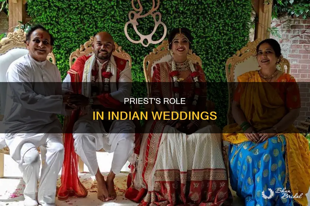 what happens with the priest in indian weddings