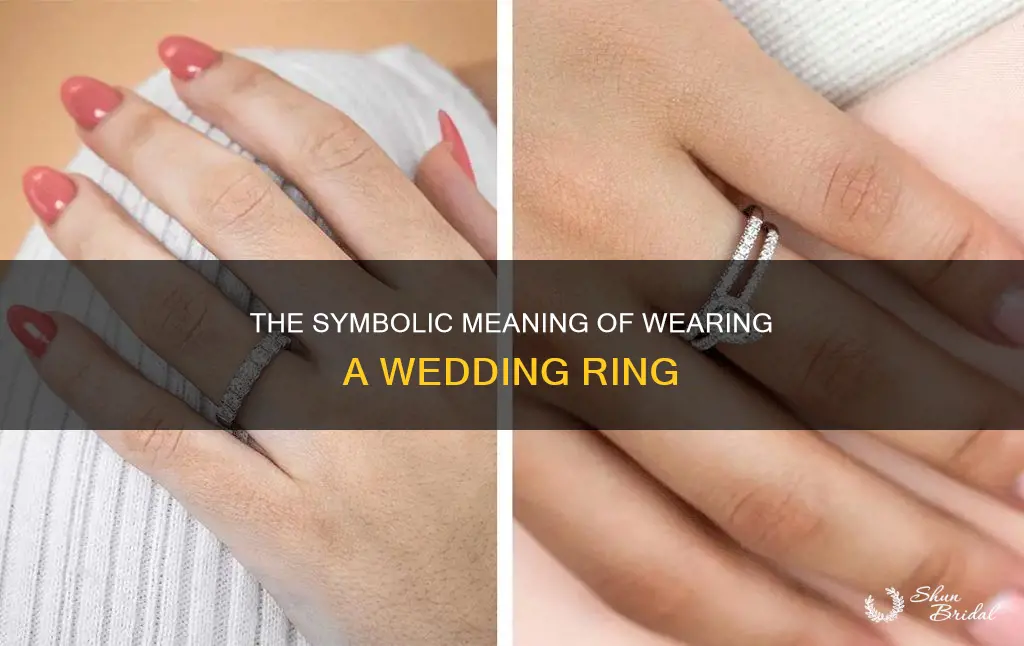 what have does wedding ring go on