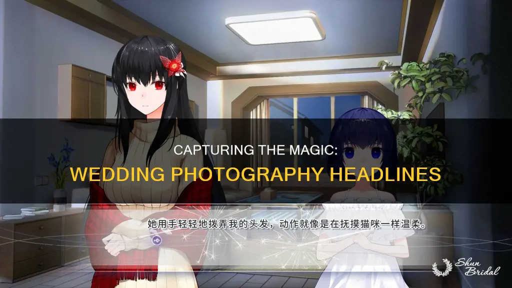 what headline should I use for wedding photography