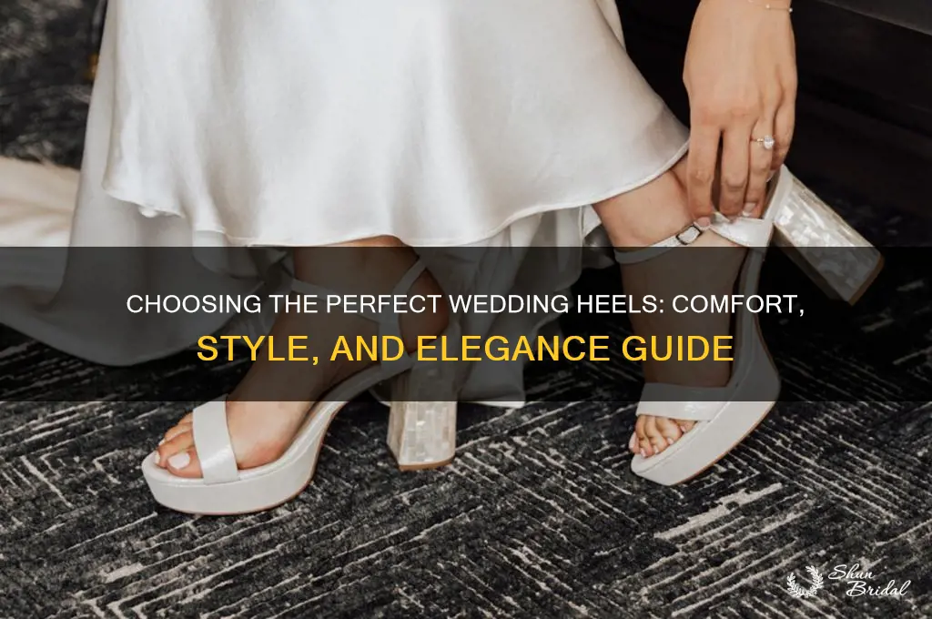 what heels should I buy for my wedding