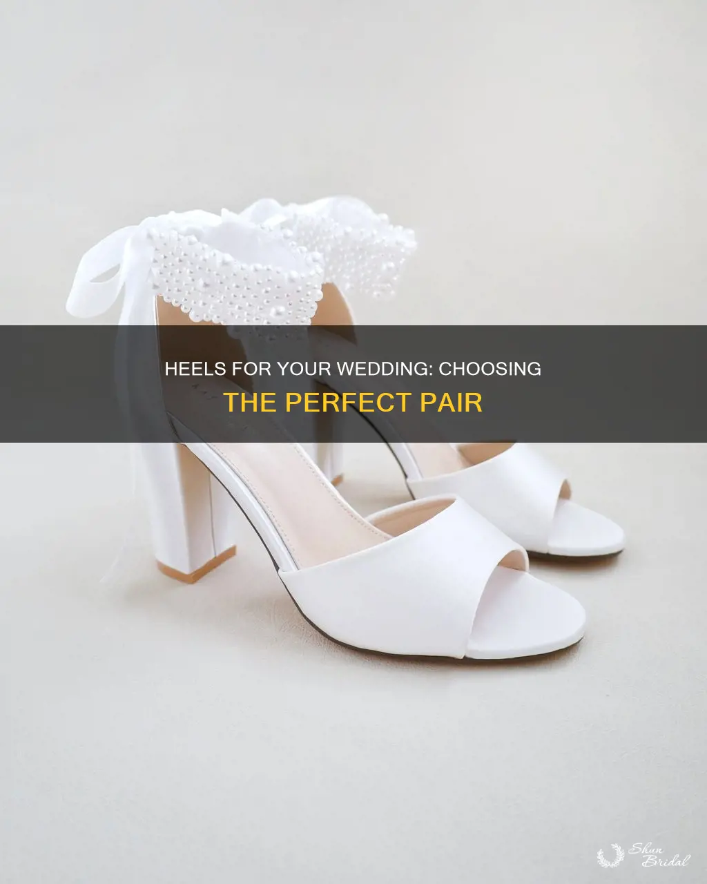 what heels to wear with wedding dress