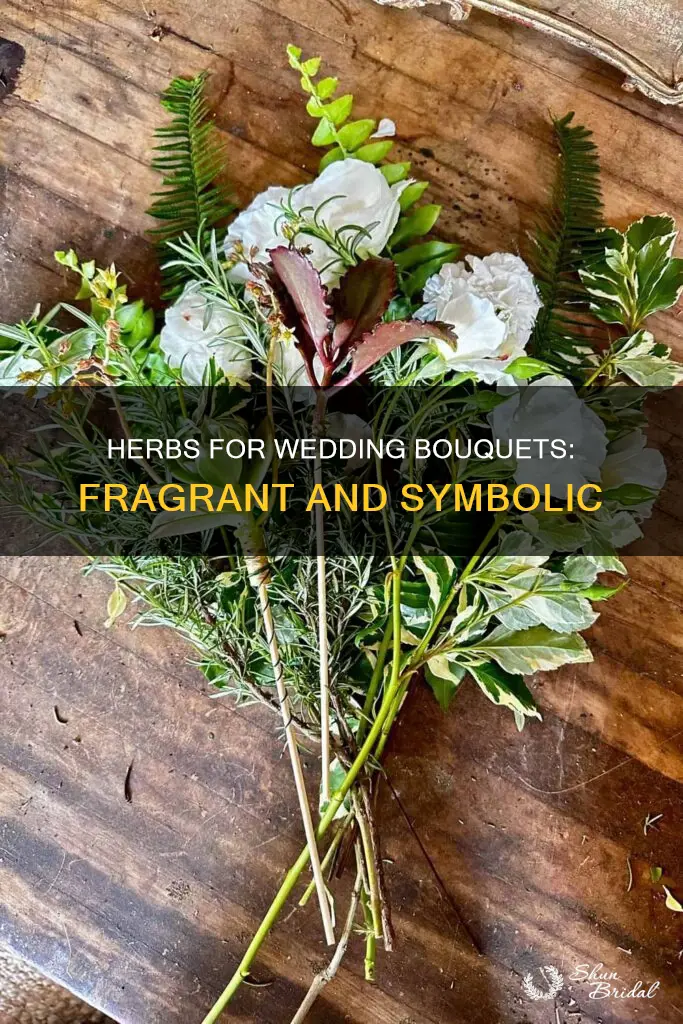 what herb do you put in your wedding bouquet
