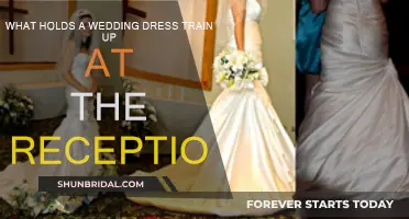 How to Hold Your Wedding Train Up During Reception