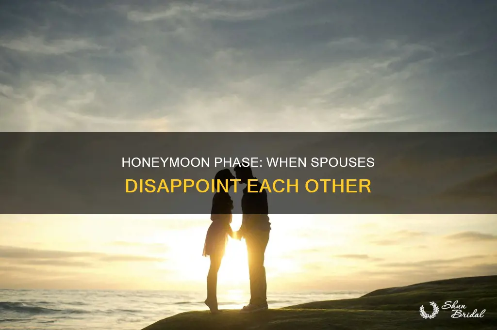 what honeymooners get disappointed at their spouse