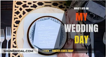 My Wedding Day Menu: A Delicious Celebration of Love and Flavor