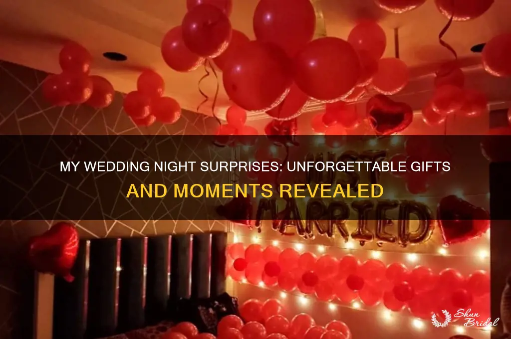 what I got on my wedding night