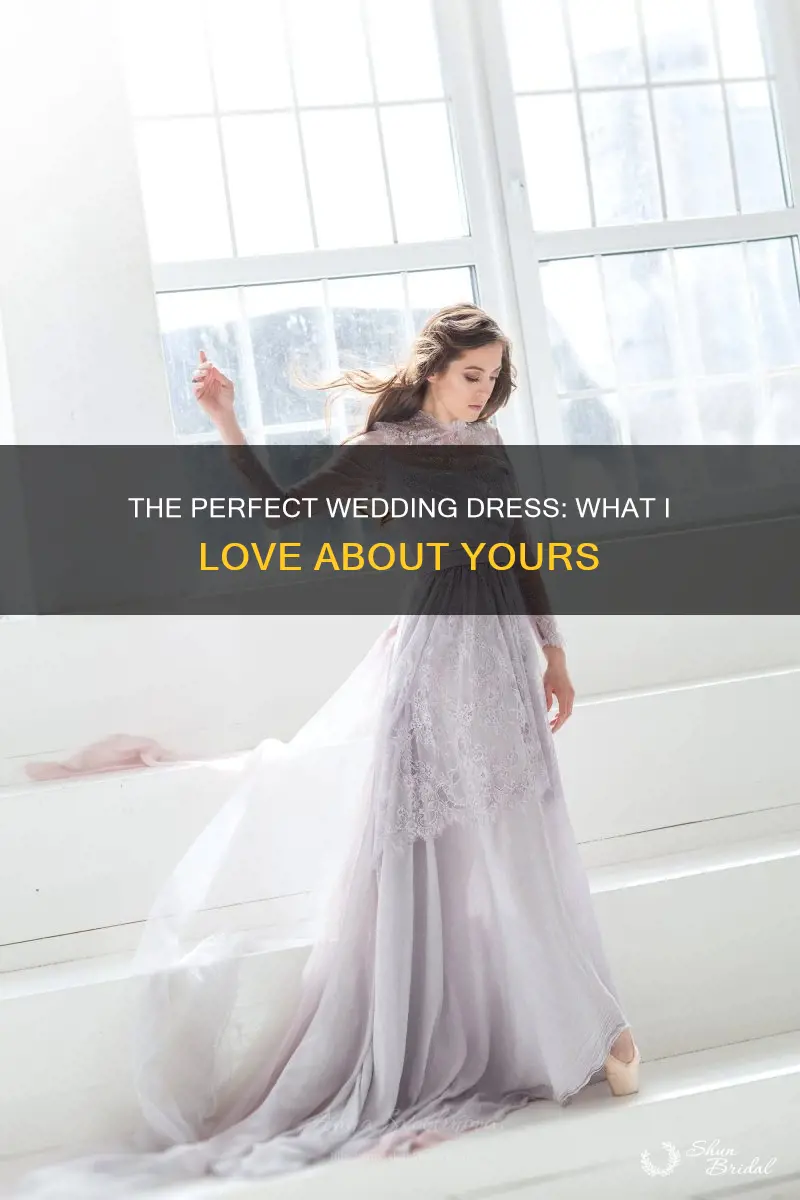 what I like about you wedding dress