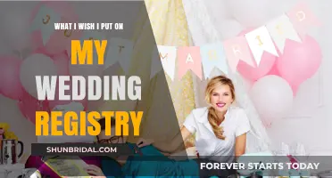 The Wedding Registry: Items I'd Add
