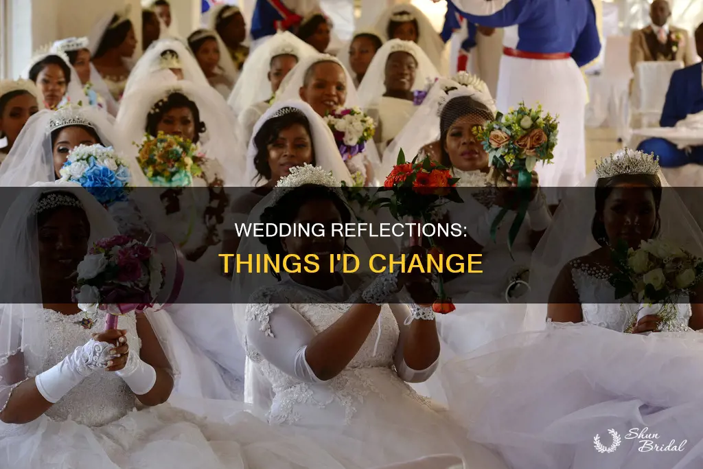 what I would have done differently at my wedding