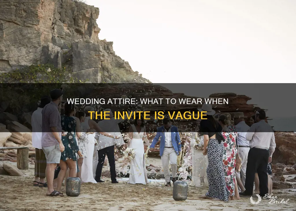 what if a wedding ivite doesnt specify dress