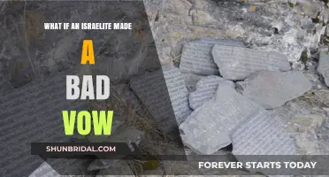 Consequences of a Broken Vow: An Israelite's Dilemma and Redemption