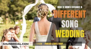 Brides' Unique Entrance: A Different Song for a Special Day
