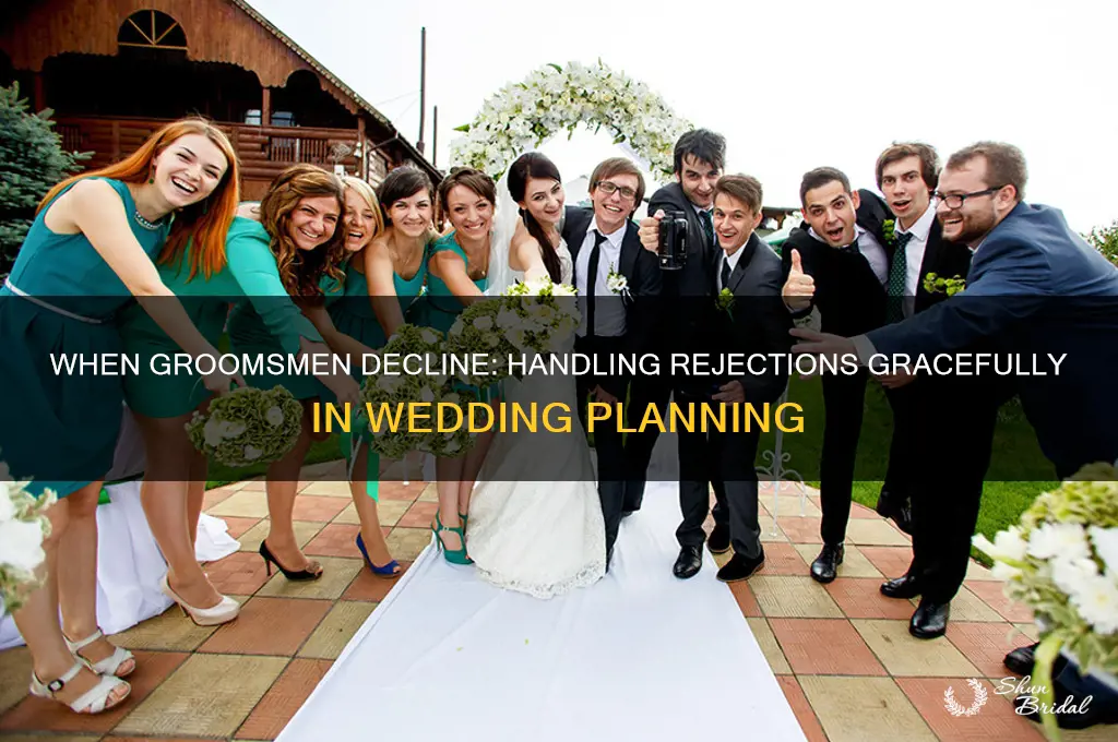 what if groomsmen says no
