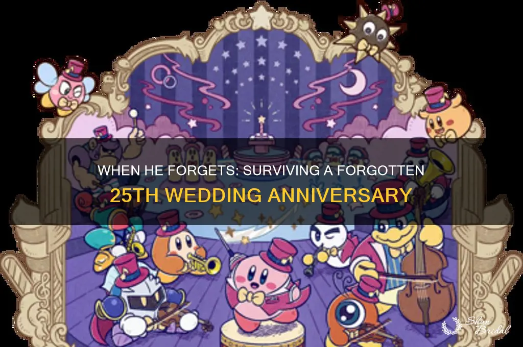 what if husband forgets 25th wedding anniversary