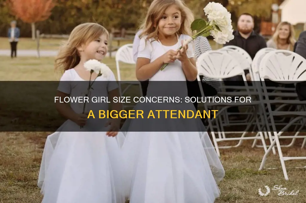 what if my flower girl is too big