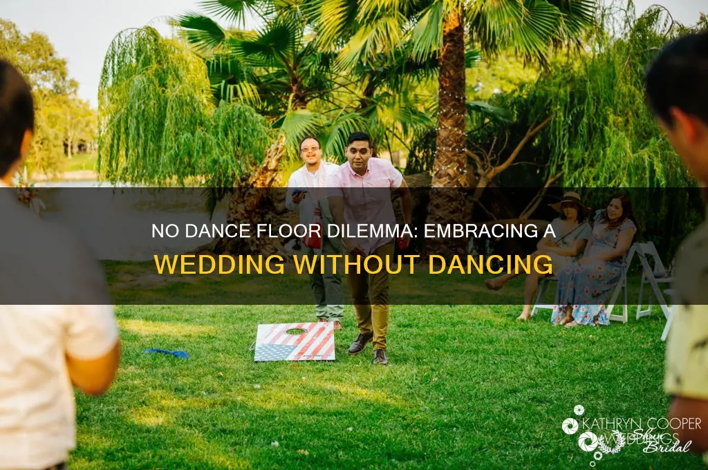 what if people dont dance at my wedding
