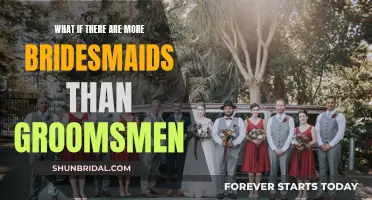 Imbalanced Wedding Party: More Bridesmaids, Fewer Groomsmen